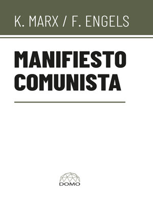 cover image of Manifiesto comunista